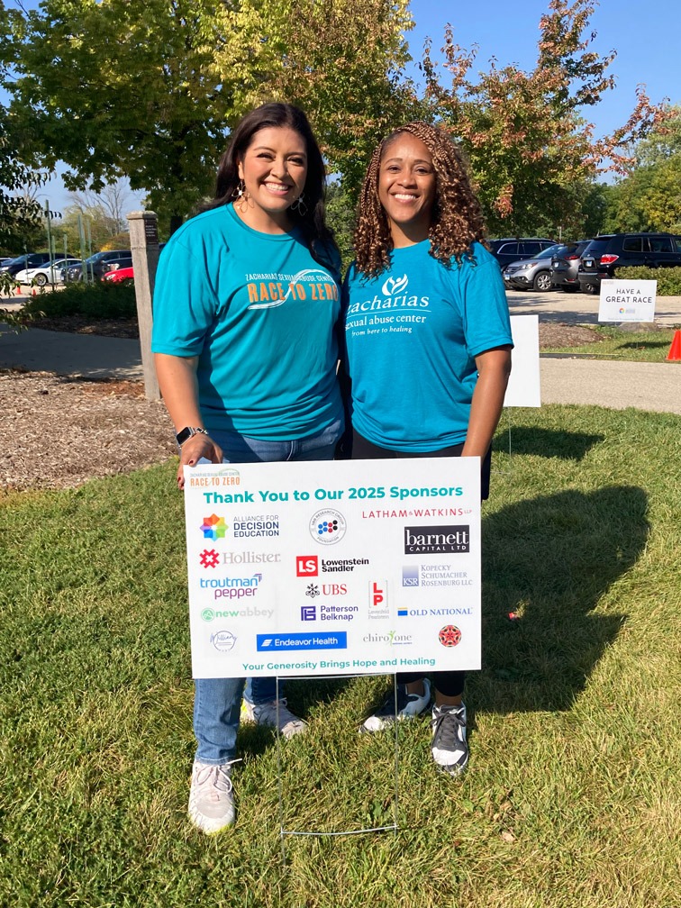 CEO Sandy T. Williams and Christine Flores